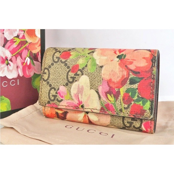 Gucci Multicolor Floral Women's Key Cles - Picture 1 of 10